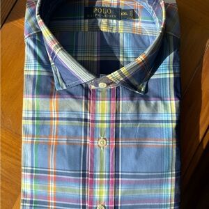 Ralph Lauren Men's Multicolor Plaid Button Down Shirt